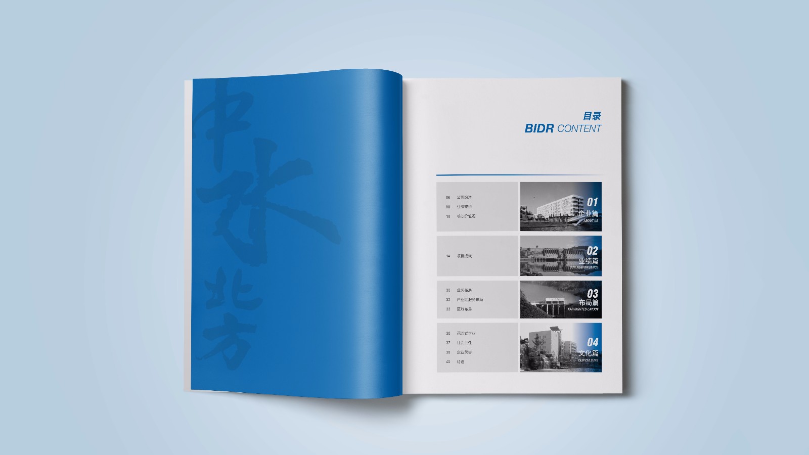 中水北方畫冊設計制作